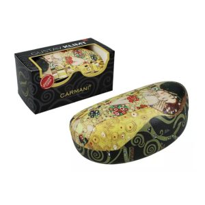 H.C.021-8441 Napszemüvegtartó 16x7x7cm,műbőr/műanyag,Klimt:The Kiss