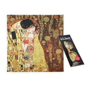 H.C.021-0513 Szemüvegtörlő kendő 20x20cm ,Klimt: The Kiss