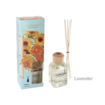   H.C.457-6402 Szobaillatosító 100ml-Van Gogh:Napraforgók dobozban rattanpálcikával,levendula