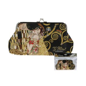H.C.021-4501  Műbőr pénztárca 20x10x1cm,Klimt: The Kiss