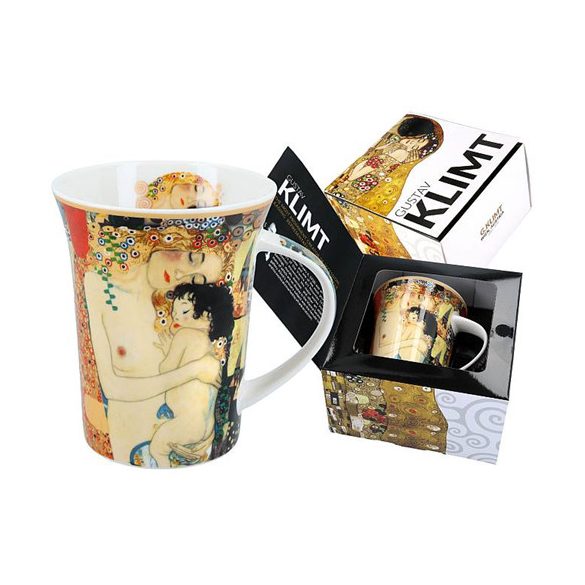 H.C.532-8106 Porcelánbögre Klimt dobozban,350ml,Klimt: Anya gyermekével