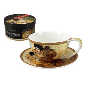 H.C.532-3205 Porceláncsésze+alj 360ml,dobozban,Klimt:Adele Bloch