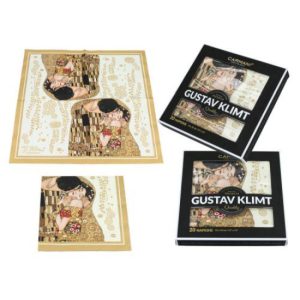 H.C.026-0101 Papírszalvéta 33x33cm,20db-os,Klimt: The Kiss