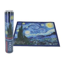   H.C.023-0501 Szövött jellegű tányéralátét 29,5x40cm,polyester,Van Gogh: Csillagos éj
