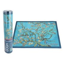   H.C.023-0503 Szövött jellegű tányéralátét 29,5x40cm,polyester,Van Gogh:Mandulavirágzás