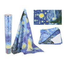   H.C.023-7110 Törölköző 70x140cm, 35% pamut-65% polyester, Van Gogh: Csillagos éj