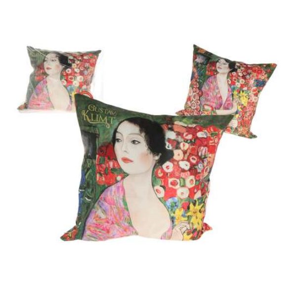 H.C.023-8016 Párna 45x45cm,polyester, Klimt: A táncos