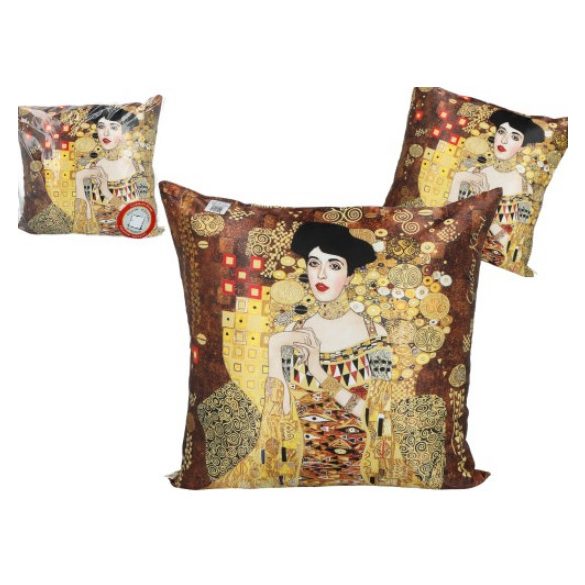 H.C.023-8005 Párna 45x45cm,polyester, Klimt:Adele Bloch