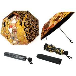 H.C.021-7305A Esernyő 100cm,összezárva 24cm,Klimt: The Kiss