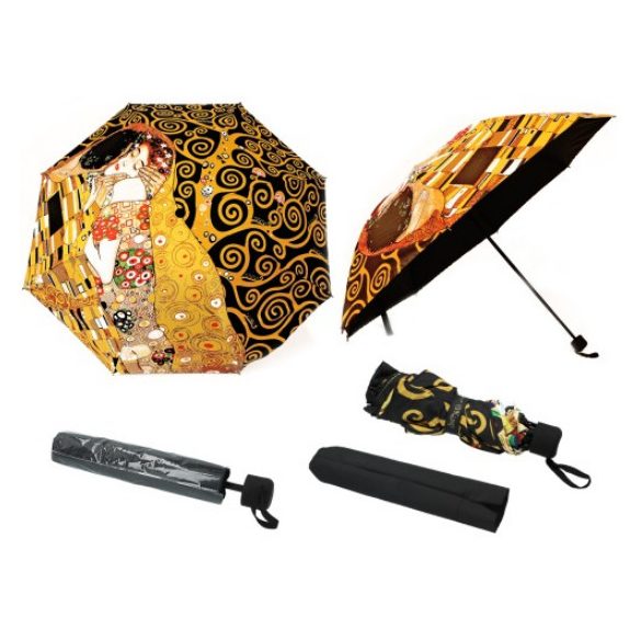 H.C.021-7305A Esernyő 100cm,összezárva 24cm,Klimt: The Kiss