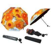   H.C.021-7322A Automata esernyő 100cm,összezárva 24cm,Van Gogh: Napraforgók