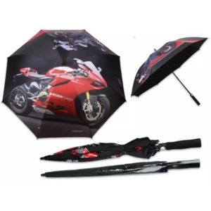 H.C.021-6640 Esernyő, hossz: 93 cm, dia: 120 cm, Ducati Corse és Kawasaki Ninja