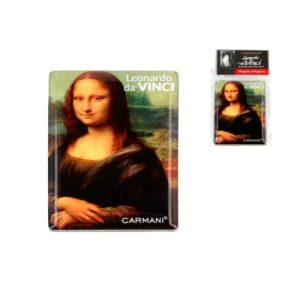 H.C.013-1035 Hűtőmágnes 50x70mm, Leonardo da Vinci: Mona Lisa