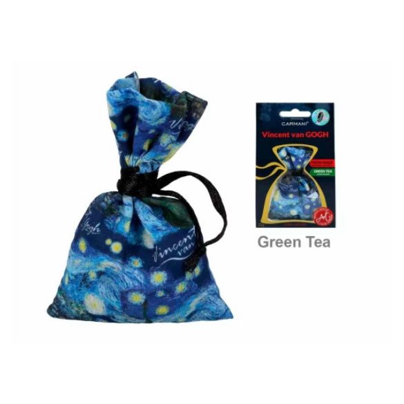 H.C.457-4311 Illatzsák 8cm, Van Gogh:Csillagos éj, Green Tea