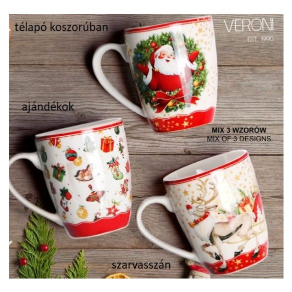 V.B.20741 Navidad porcelánbögre 360ml