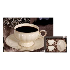 V.B.20987 Alba porceláncsésze+alj, 2 személyes, 280ml, dobozban