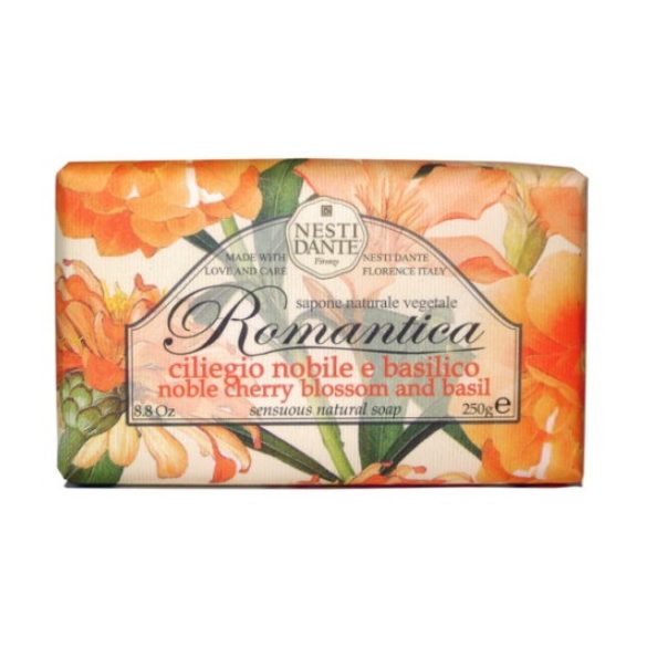 N.D.Romantica,noble cherry blossom and basil szappan 250g