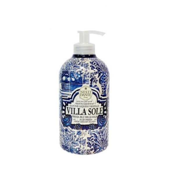 N.D.Villa Sole,Fresia blu delle Eolie (kék frézia) folyékony szappan 500ml