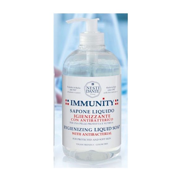 N.D.Immunity antibakteriális SLS mentes  folyékony szappan,bőrbarát, gyerekek is használhatják,500ml