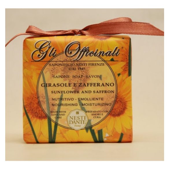 N.D.Gli Officinali,sunflower and saffron szappan 200g