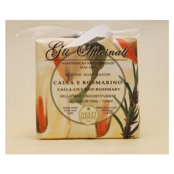 N.D.Gli Officinali,calla-lily and rosemary szappan 200g