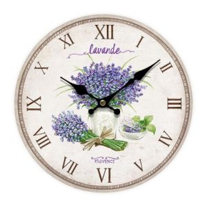 DAK.HLC904 Óra Lavande Provence 34cm, fa