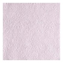   AMB.14006924 Elegance Lilac pearl dombornyomott papírszalvéta 40x40cm,15db-os