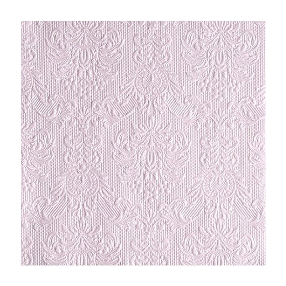 AMB.14006924 Elegance Lilac pearl dombornyomott papírszalvéta 40x40cm,15db-os