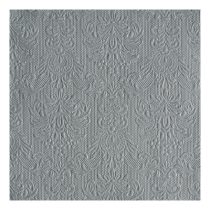   AMB.14005516 Elegance grey dombornyomott papírszalvéta 40x40cm,15db-os