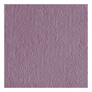 AMB.13307905 Elegance Pale lilac dombornyomott papírszalvéta 33x33cm,15db-os