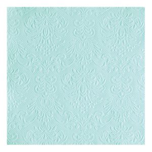 AMB.14007032 Elegance Aqua dombornyomott papírszalvéta 40x40cm,15db-os