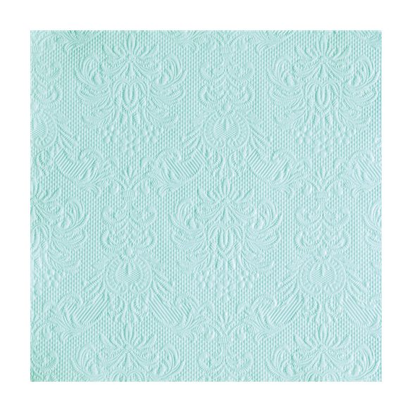 AMB.14007032 Elegance Aqua dombornyomott papírszalvéta 40x40cm,15db-os