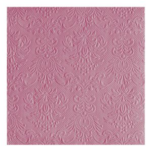 AMB.14007034 Elegance Pale Rose dombornyomott papírszalvéta 40x40cm,15db-os