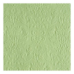 AMB.12507907 Elegance pale green dombornyomott papírszalvéta 25x25cm,15db-os