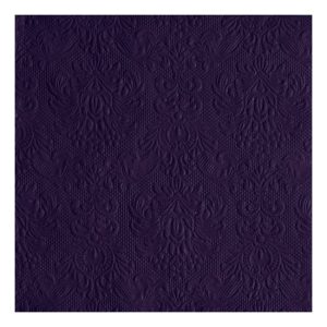 AMB.13307908 Elegance Violet dombornyomott papírszalvéta 33x33cm,15db-os