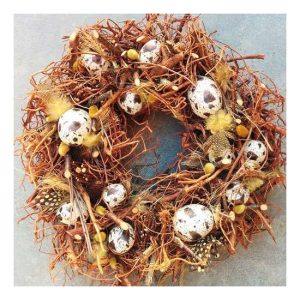 AMB.23301590 Easter Wreath papírszalvéta 33x33cm,20db-os