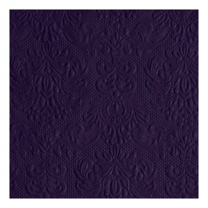 AMB.12507908 Elegance Violet dombornyomott papírszalvéta 25x25cm,15db-os