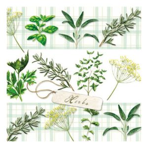 AMB.12509330 Herbs papírszalvéta 25x25cm,20db-os