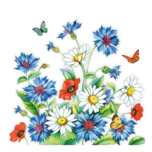 AMB.13309525 Cornflower papírszalvéta 33x33cm,20db-os