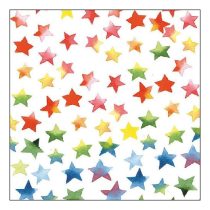   AMB.13309875 Colourful Stars mix papírszalvéta 33x33cm, 20db-os