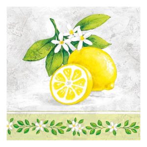 AMB.13309695 Lemon Branch papírszalvéta 33x33cm,20db-os