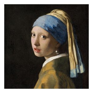 AMB.13311590 Girl with The pearl Earring papírszalvéta 33x33cm,20db-os, Vermeer