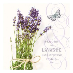 AMB.13311695 Bunch of Lavender papírszalvéta 33x33cm,20db-os