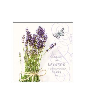 AMB.12511695 Bunch of Lavender papírszalvéta 25x25cm,20db-os