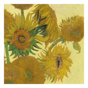 AMB.13311800 Van Gogh Sunflower papírszalvéta 33x33cm,20db-os