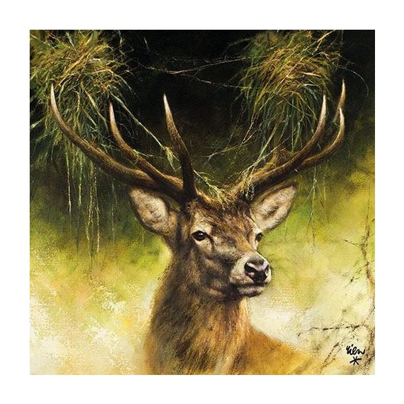 AMB.13312340 Proud Deer papírszalvéta 33x33cm,20db-os