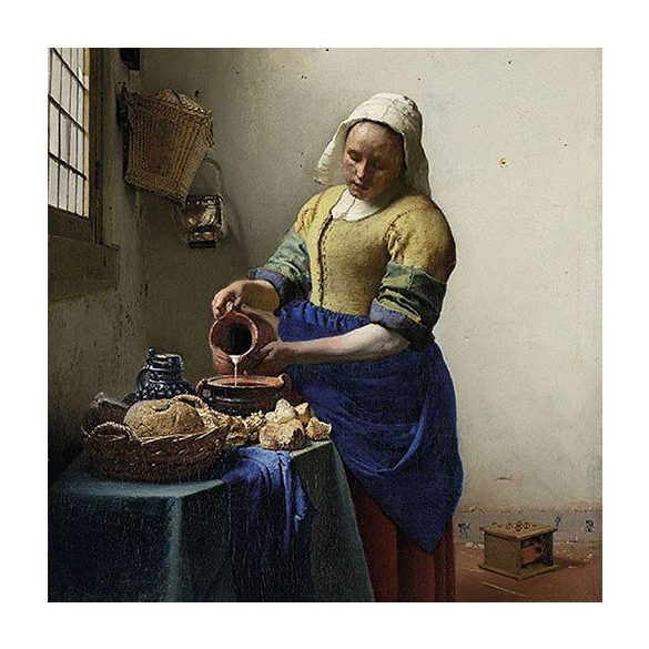 AMB.13312475 The Milkmaid papírszalvéta 33x33cm,20db-os, Vermeer