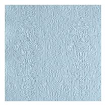   AMB.13311106 Elegance pale blue dombornyomott papírszalvéta 33x33cm, 15db-os
