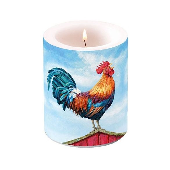 AMB.19112825 Kukeleku átvilágítós gyertya 12x10cm