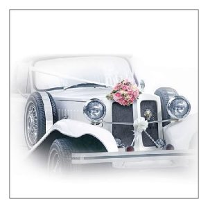 AMB.13312990 Wedding Car papírszalvéta 33x33cm,20db-os